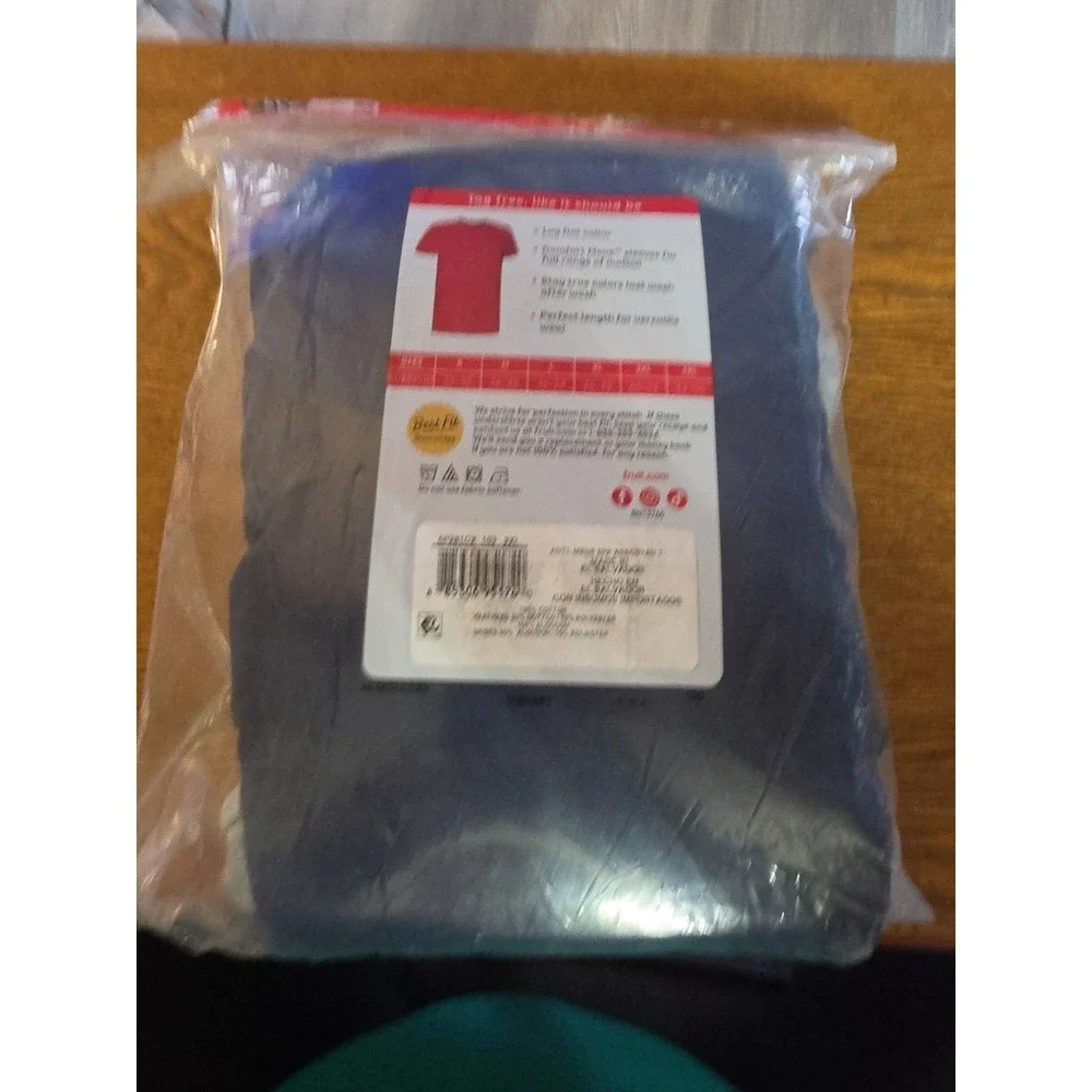Fruit Of The Loom 6P2802C Stay Tucked Assorted Cotton Crew T-Shirt - 6 Pack. 2xl